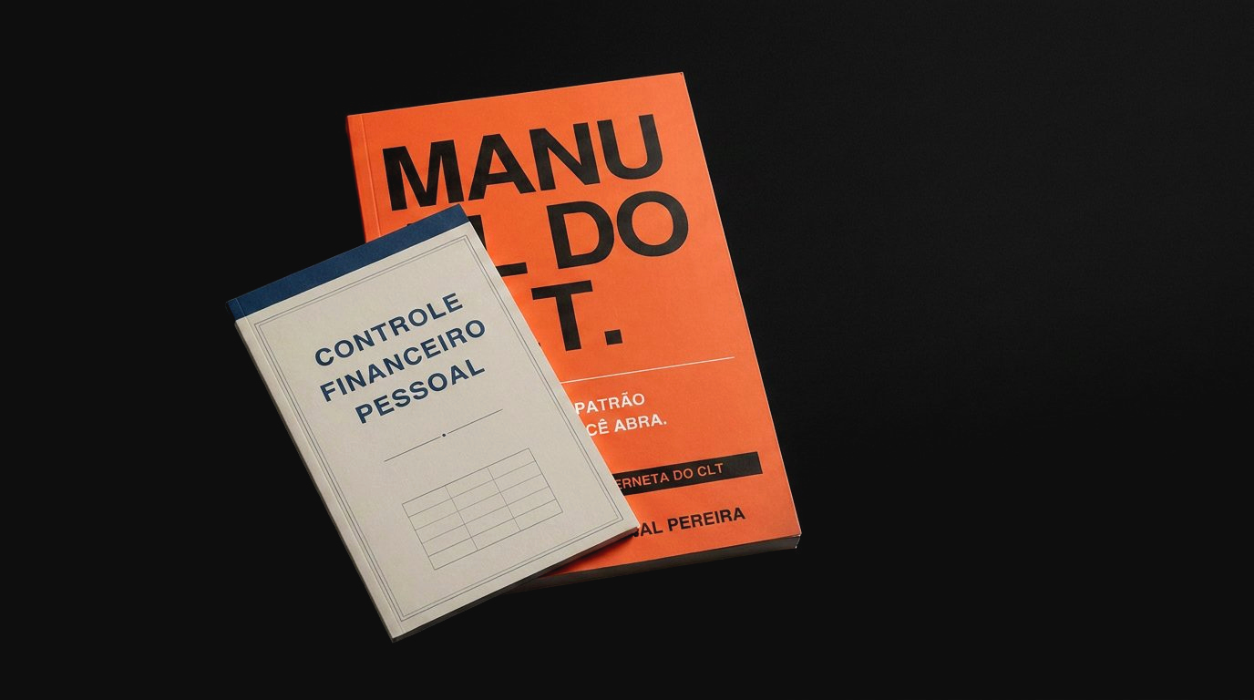 Manual do CLT e Caderneta do CLT lado a lado